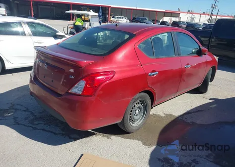 2017 Nissan Versa 1.6 Sv z USA, uszkodzony, nr VIN 3N1CN7AP6HK455087